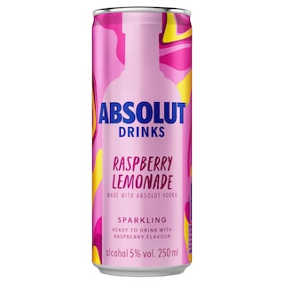 Absolut | 25CL ABSOLUT RTD RASP&LEM 