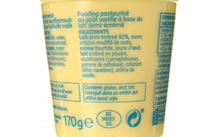 Delhaize | Pudding | Vanille 170 gr