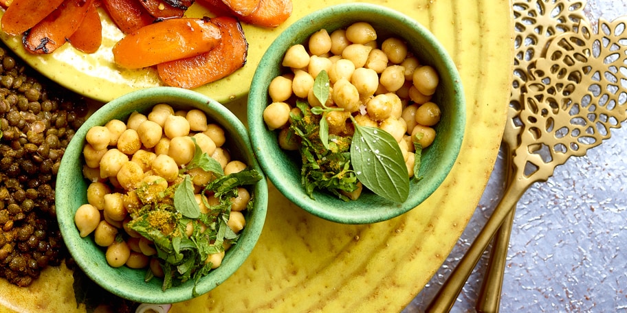 Marokkaanse kikkererwtensalade