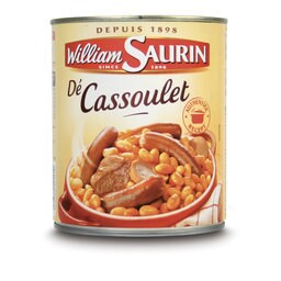 William Saurin | Cassoulet | Mitonné |Plat Préparé |840g