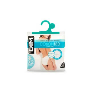 Dim | Bio | Slip Midi Coton | blanc | T44/46 | Bio 
