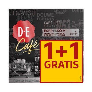 Douwe Egberts | Koffie | Espresso | 2x20p | 1+1gr 