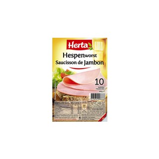 Herta | Saucisse de jambon | Tranches 