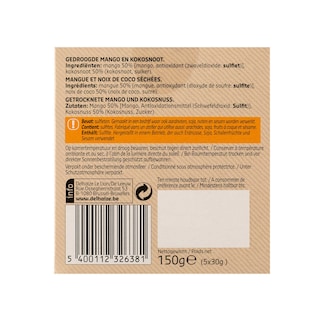 Delhaize | Mix Gedroogde Mango en Kokosnoot | Superfood 