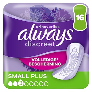 Always | Discreet | Serviettes | Fuites Urinaires | Small+ Nuit 