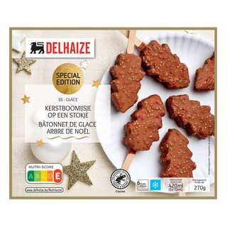 Delhaize | Sapin de Noël | Crème glacées 