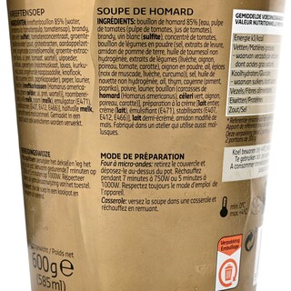 Delhaize | Soupe | Homard 