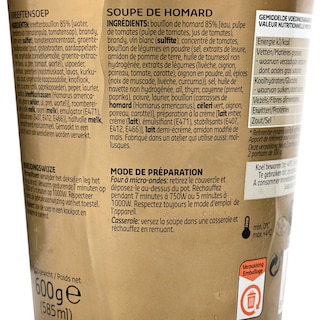 Delhaize | Soep | Kreeft 