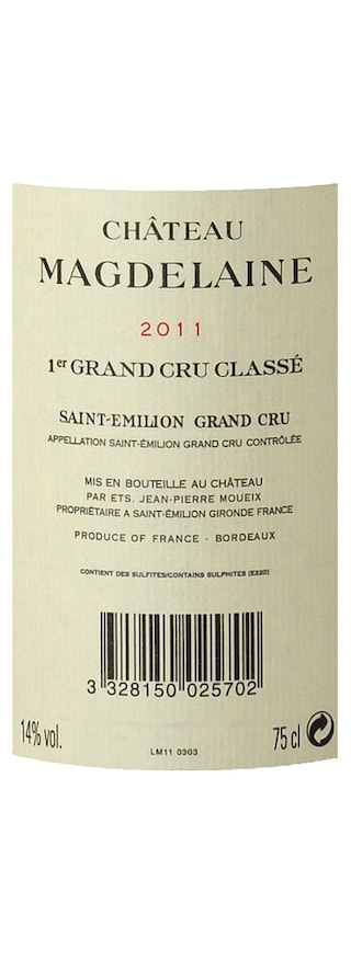 France - Frankrijk | Bordeaux - Saint-Emilion | Château Magdelaine 2011 