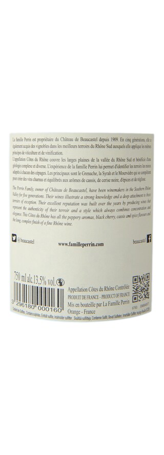 FR RHONE COTES DU RHONE | Côtes du Rhône AC | Selection de la Famille 2012 Rouge 