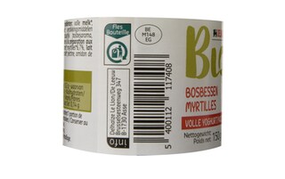 Delhaize | Bio | Yoghurt | Mager | Blauwe bosbes | 3+1 | Bio 