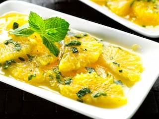 Sinaasappels met munt