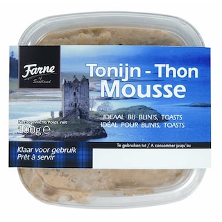 Farne | Mousse de thon | Pesto rouge | Toast 