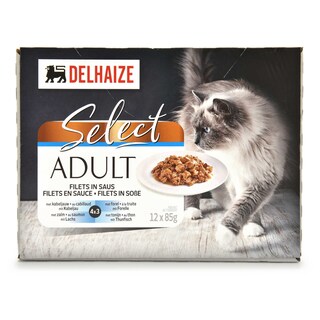 Delhaize | Aliment chat | Pouch | Mix poisson 