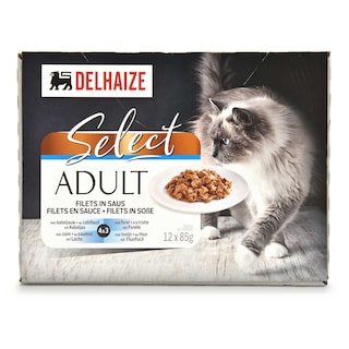 Delhaize | Aliment chat | Pouch | Mix poisson 