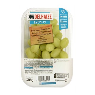 Delhaize | Druiven pitloos premium * 400g 