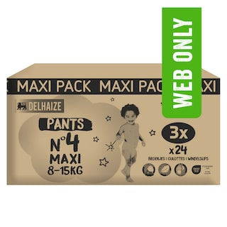 Delhaize | Luierbroekjes | Tripack | Maat 4 