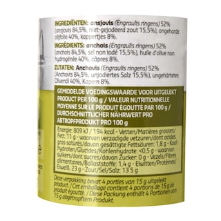 Delhaize | Ansjovis | Olijfolie | Gerolde 