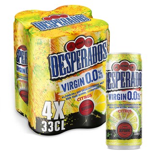 Desperados | Bière | 0% alc 4 x 33 cl
