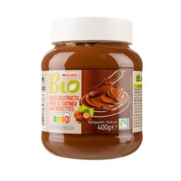 Delhaize | Bio | Smeerpasta | Hazelnoot/Cacao | Bio | FT 