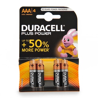 Duracell | Batterijen | Plus power | Alkaline | AAA 