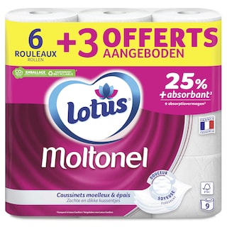 Lotus | Toiletpapier | 3-Laags | 6+3 | Eco 