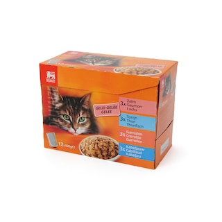 Delhaize | Aliment chat | Gelée | Multi Pack 