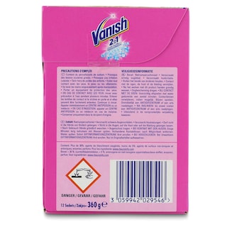 Vanish | Sachets | Oxi action | Multi | 2 en 1 