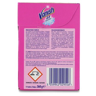 Vanish | Sachets | Oxi action | Multi | 2 en 1 