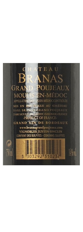 France - Frankrijk | Château Branas Graviere Grand Poujeaux | 2012 | Rood 