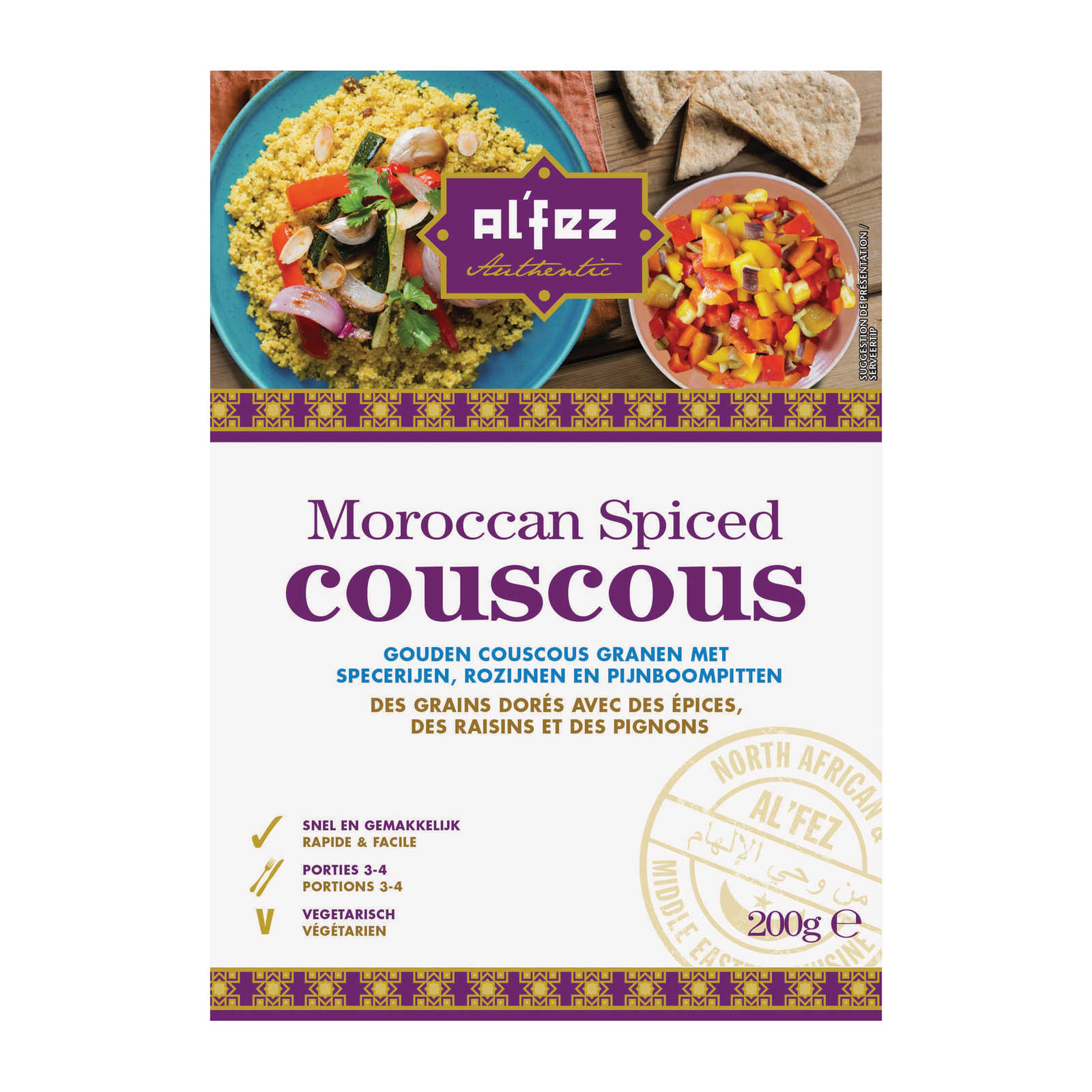 Al'Fez Couscous Spiced 200 gr Delhaize