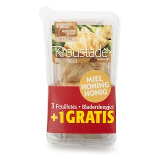 Kroustade | Geitenkaas | Bladerdeeg | Honing 