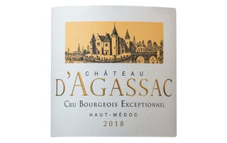 France - Bordeaux | Château d'agassac | Houten Kist | 2018 | Rood 