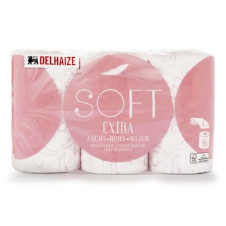 Delhaize | Eco | Toiletpapier | 4 Laags | Extra Soft | Eco 