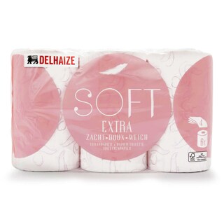 Delhaize | Eco | Papier toilette | 4 Plis | Extra Soft | Eco 