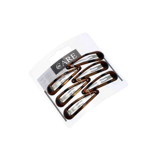 Delhaize | Care | Pince clic-clac | 5 cm, brune 