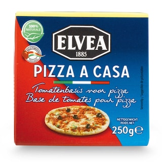 Elvea | Tomatenbasis voor pizza 250 gr