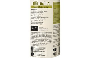 Delhaize | Bio | Sirop | Menthe | Bio 