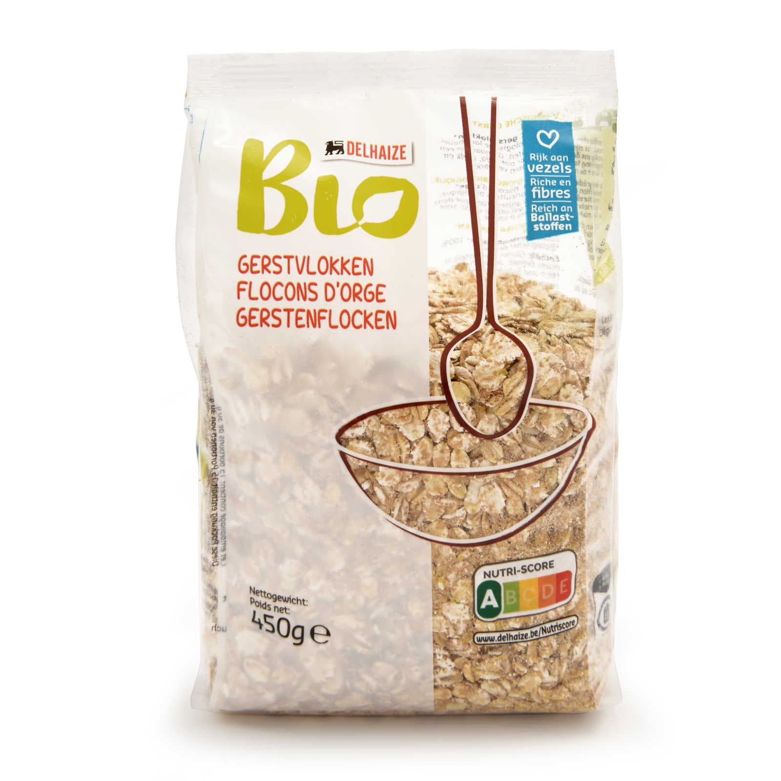 Delhaize Bio Flocons Orge Bio Gr Delhaize