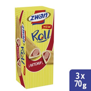 Zwan | Saucisse | Roll Ketchup 3p | 210 g 