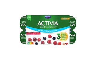 Activia | Yaourt | Fruits | Mix | 0% m.g. | Probiotiques 8 x 125 gr