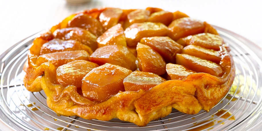 Tatin de pommes au beurre salé et à la cassonade