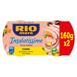 Rio Mare | Tonijn | Salade | Mais 2 x 160 gr