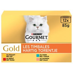Aliment chat | Timbales | Viande/poisson
