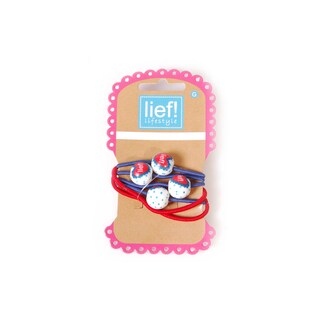 Lief | Elastique | Retro boule bleu 