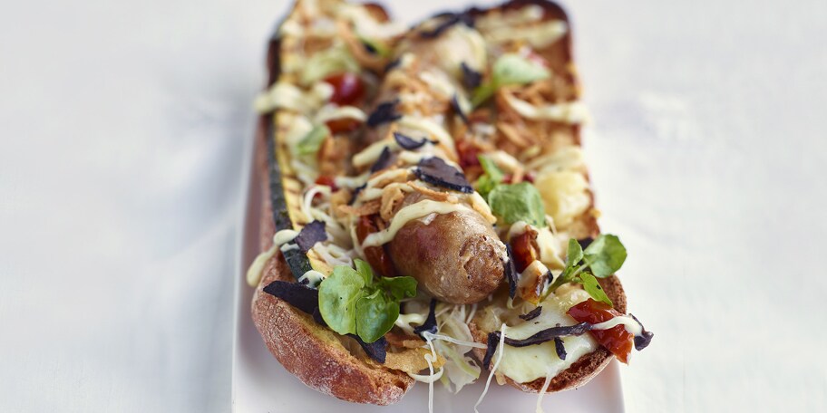 Hot-dog de luxe au comté