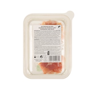 Delhaize | Geitenkaas en spek 