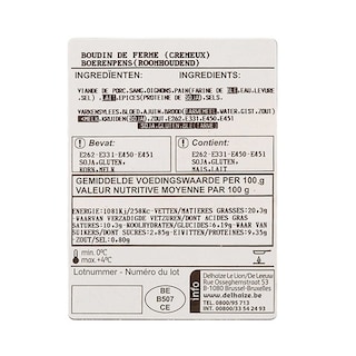 Delhaize | Boerenpens | Zwart 