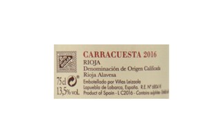 Espagne - Spanje | Rioja D.O.C. | Carracuesta 2016 