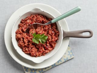 Quinoa met biet op risottowijze